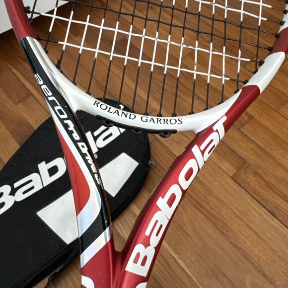 Babolat Aero Pro Drive Jr French Open Roland Garros 4 0/8 Grip Tennis Racket - Picture 5 of 13